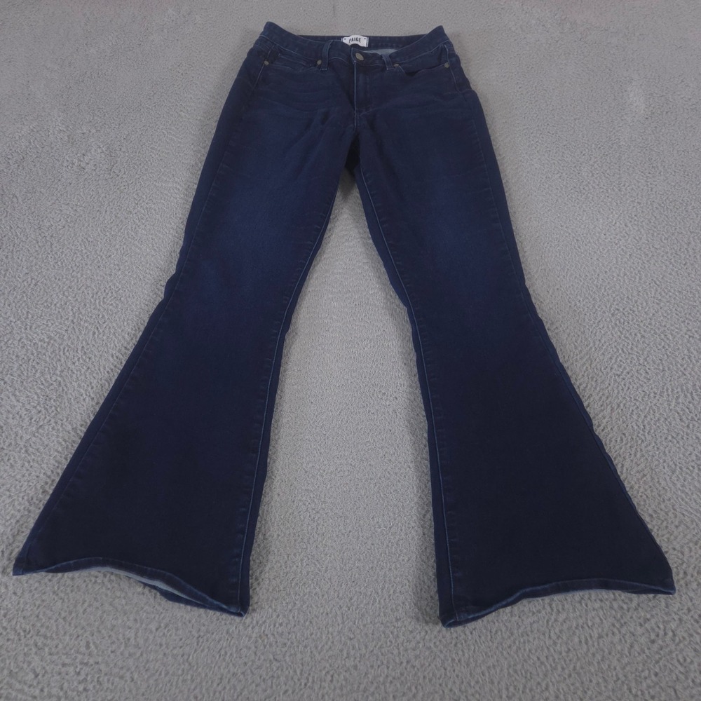 Paige Jeans Womens 29 Blue Bell Canyon High Rise Flare Dream Catcher Stretch